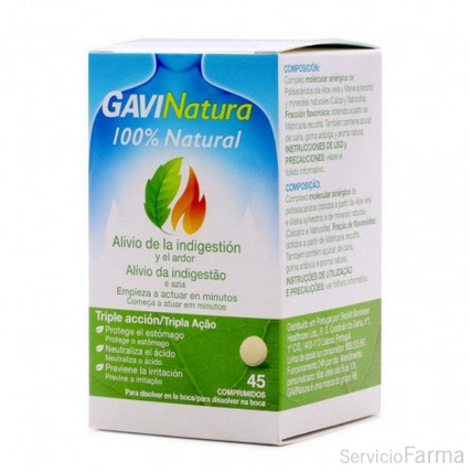 Gavinatura Natural 45 comprimidos