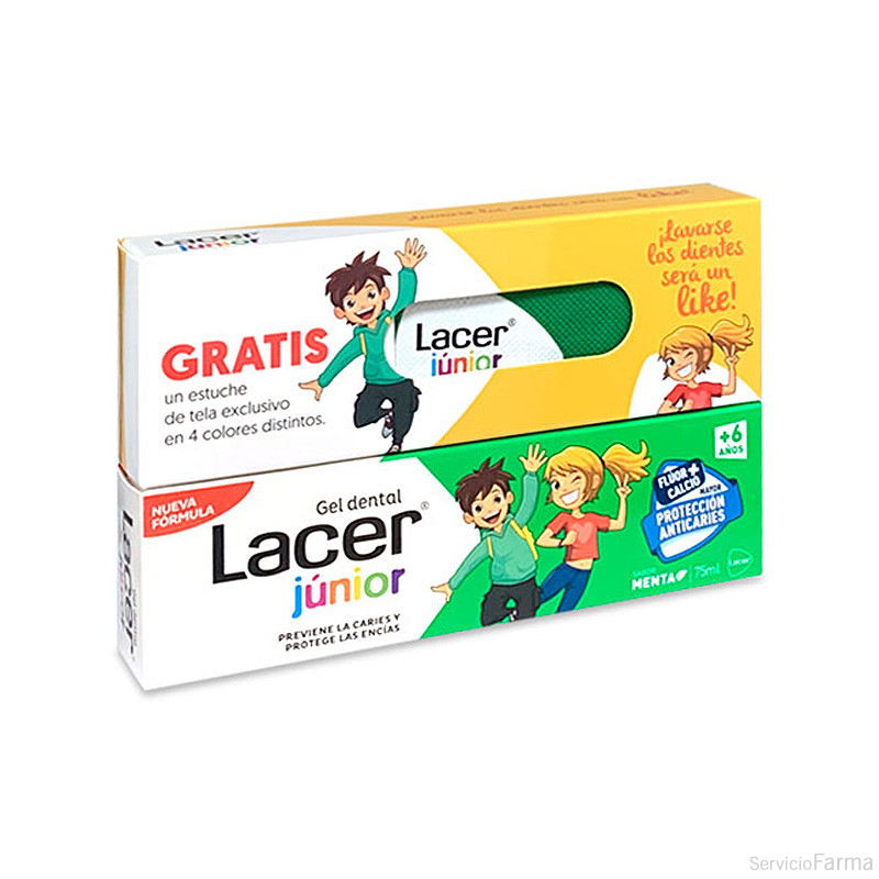 Comprar Lacer Junior Gel Dental Sabor Menta 75 ml online