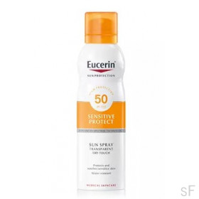 Eucerin Sun Spray Transparente Dry Touch Sensitive Protect SPF50 200 ml